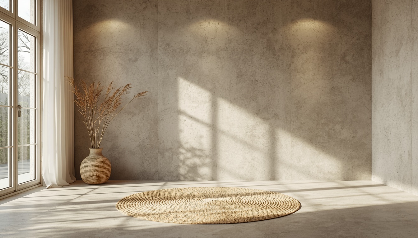 Serene meditation space with natural lighting